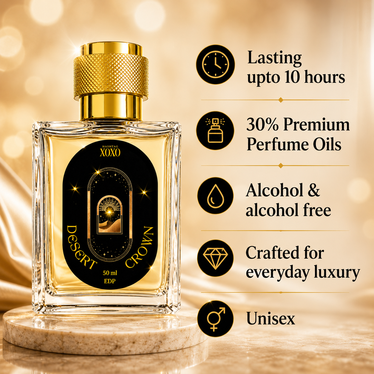 Desert Crown Premium Range Perfume - Unisex