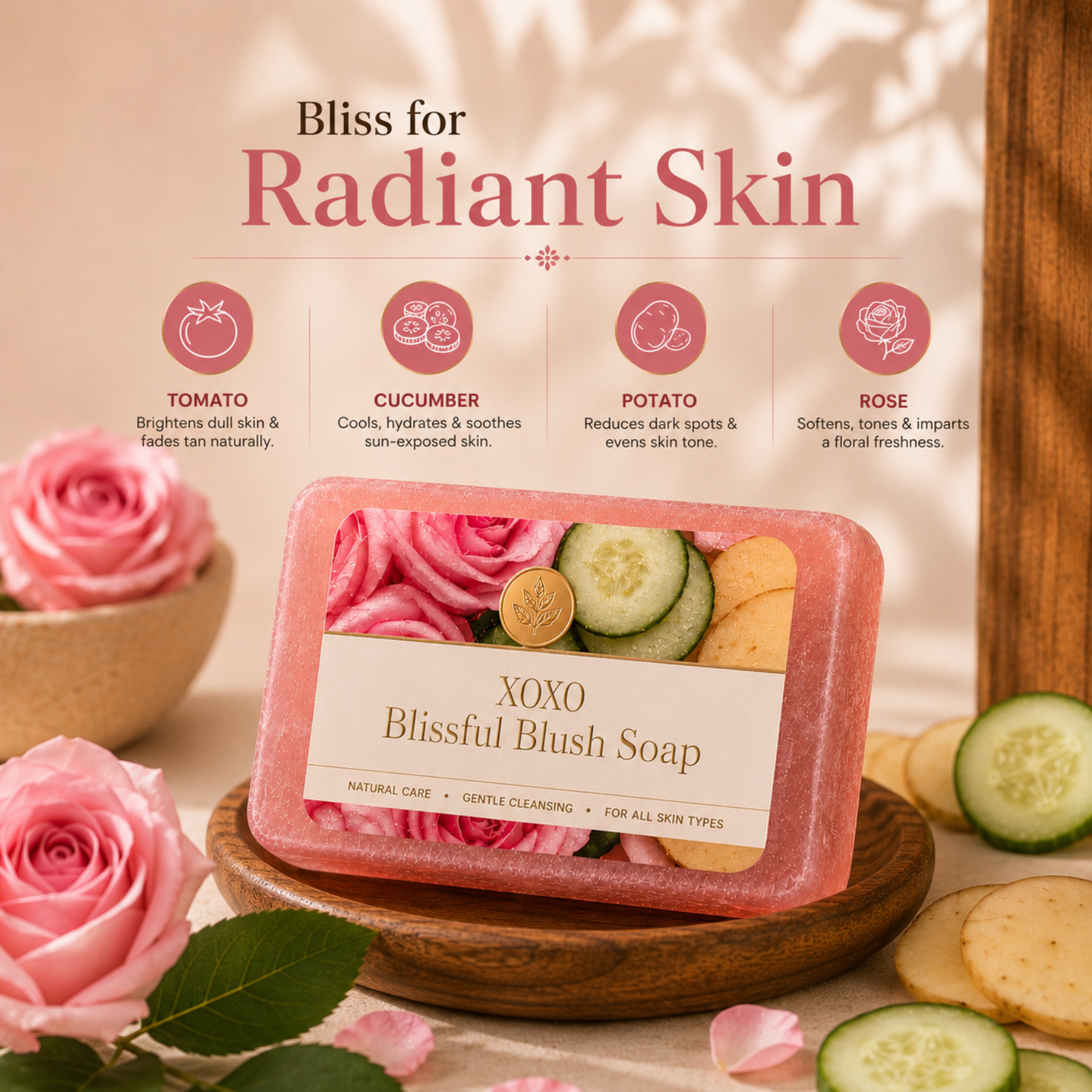 Blissful Blush Soap